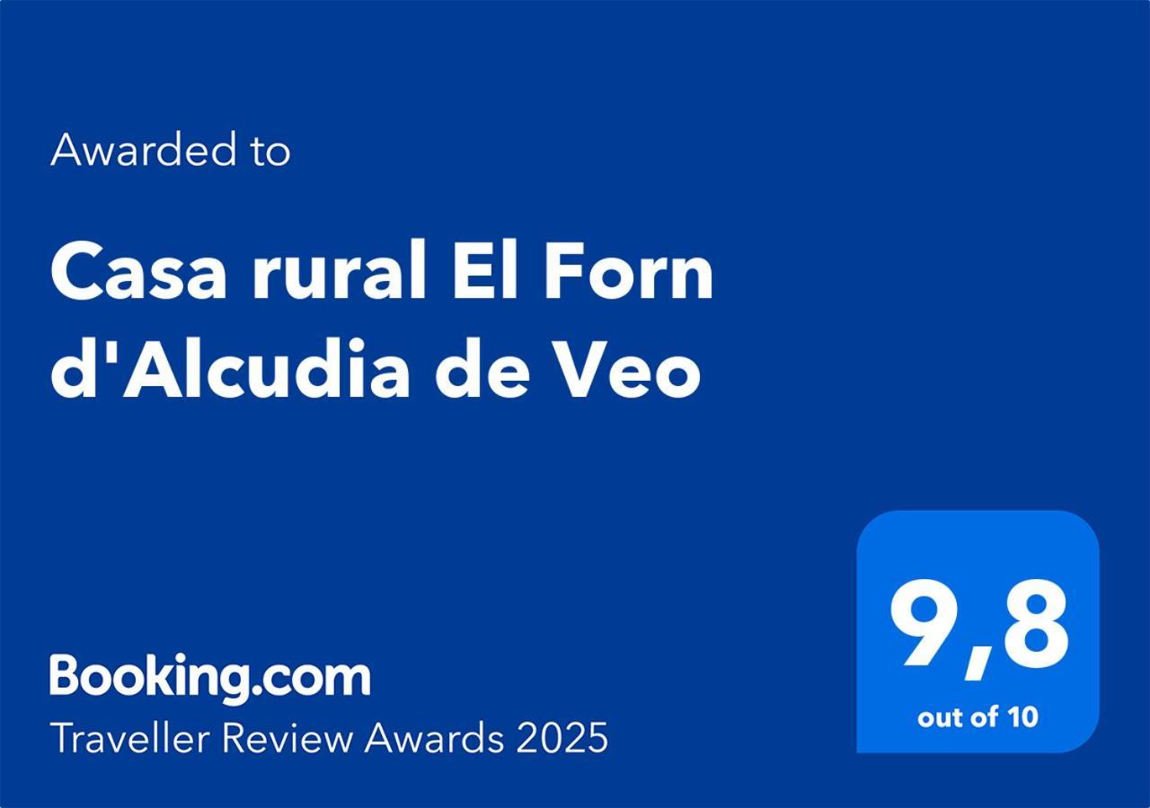 Casa Rural El Forn D'Alcudia De Veo Exterior photo